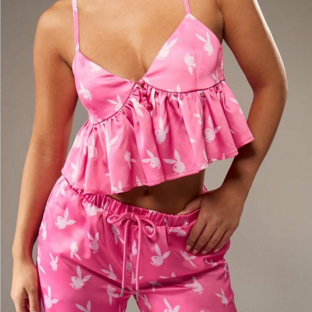 PLAYBOY Pink Women's Pajama Set